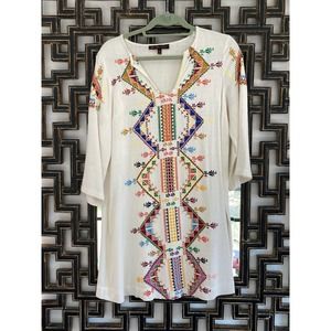 Kate Moss X Topshop ~ Mini Dress / Tunic Sz 4 ~ Festival Beauty & Poolside Chic